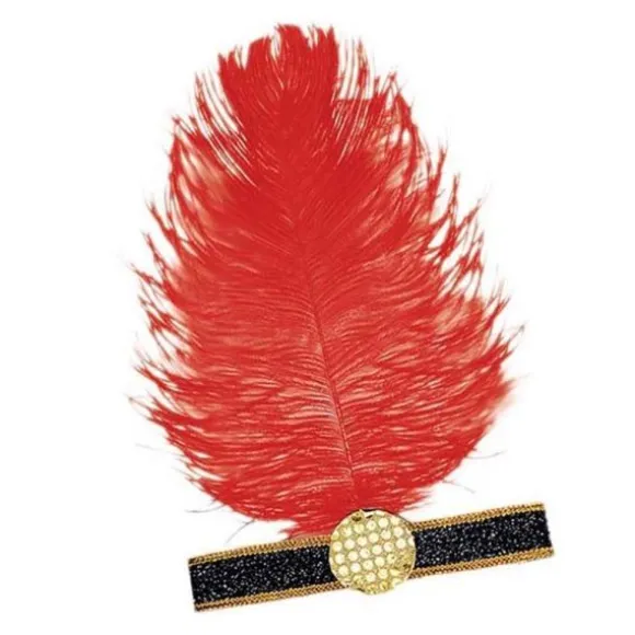 Accessoire bandeau Charleston Rouge
