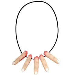 Accessoire de Déguisement Collier 5 Doigts Coupés