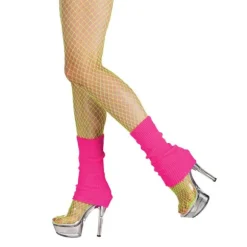 Accessoire de déguisement Jambières Fluo Rose