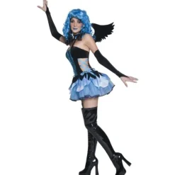 Ange Gothique Noir et Bleu