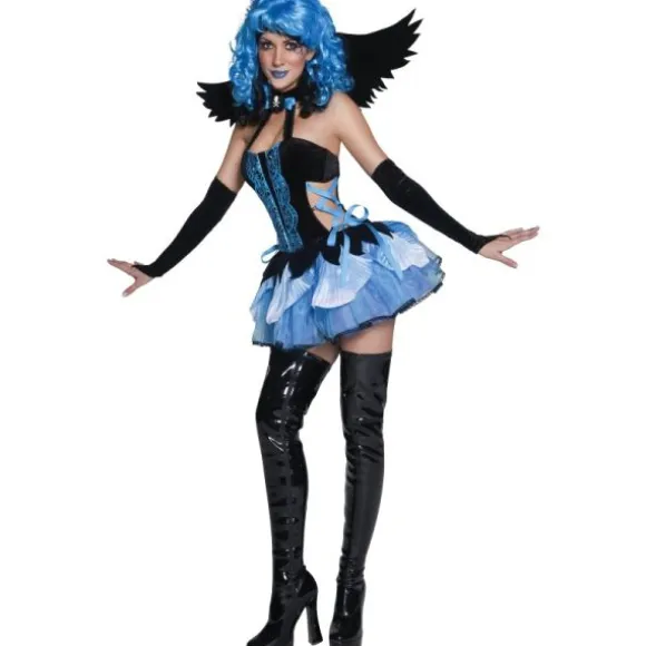 Ange Gothique Noir et Bleu