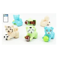Animal avec ballon à rétro-friction - 6 cm - Modèle Aléatoire
