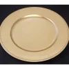 Assiette de Présentation - Or