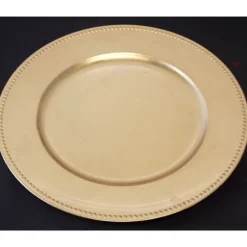 Assiette de Présentation - Or