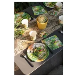 10 Assiettes - Dinosaure T-Rex