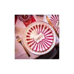 8 Assiettes en carton - Circus Vintage - 23 cm