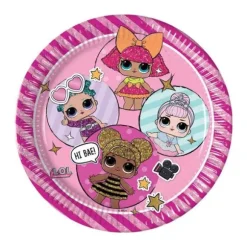 8 Assiettes en Carton - 23 cm - LOL Surprise™