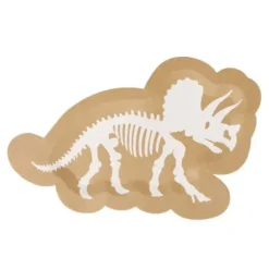 8 Assiettes en carton - Collection Dinosaure Kraft