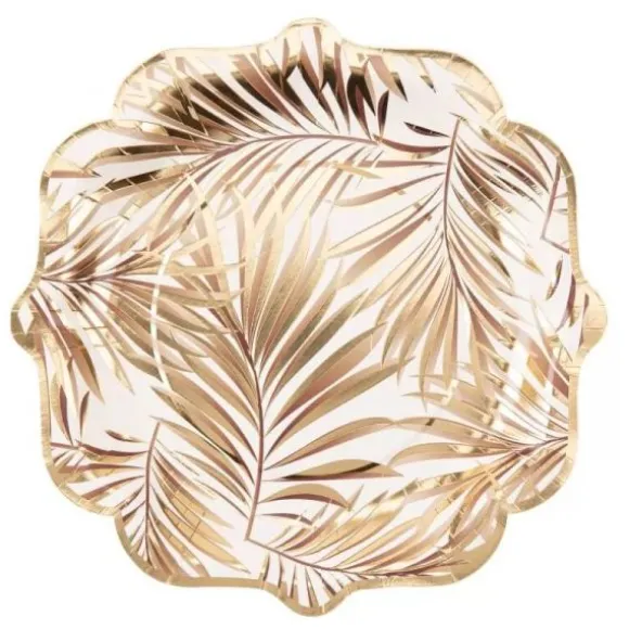 8 Assiettes en carton - Collection Tropicool