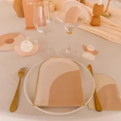 8 Assiettes en carton - Collection Curve