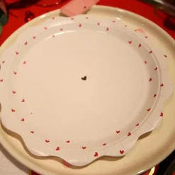 8 assiettes en carton - Diamètre 23 cm - Collection Lovely Time