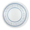 8 assiettes en carton - Diamètre 18 cm - Collection Fleur Bleue