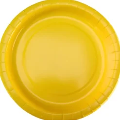 10 assiettes en carton - Diamètre 22 cm - Couleur au choix