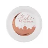 10 Assiettes en carton Eid Mubarak - Rose Gold
