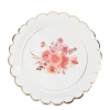 8 assiettes en carton FSC® - Diamètre 23 cm - Collection Time to Disco