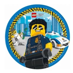 8 Assiettes en carton FSC® - Lego City™