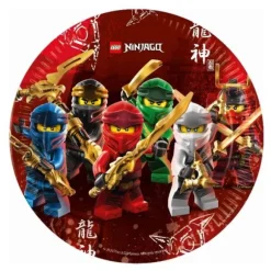 8 Assiettes en carton FSC® - Lego Ninjago™