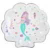 10 Assiettes en carton Little Sirène