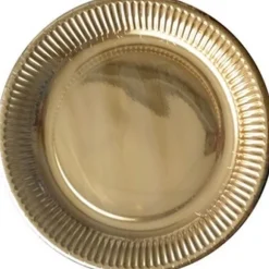 8 assiettes en carton luxueuses - Diamètre 23 cm - Couleur au choix