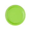 8 Assiettes en Carton Vertes Kiwi - 23 cm