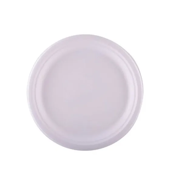 25 Assiettes en Fibre de Canne - 18 cm