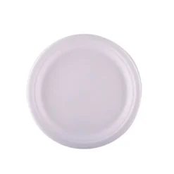 25 Assiettes en Fibre de Canne - 23 cm