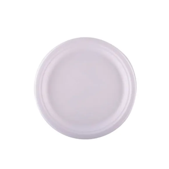25 Assiettes en Fibre de Canne - 26 cm