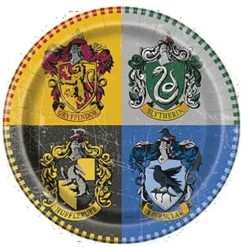 8 Assiettes Harry Potter - 23 cm