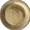 8 assiettes luxueuses en carton - Diamètre 18 cm - Couleur au choix