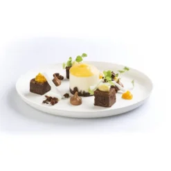 40 Assiettes rondes et plates biodégradables - 20 cm