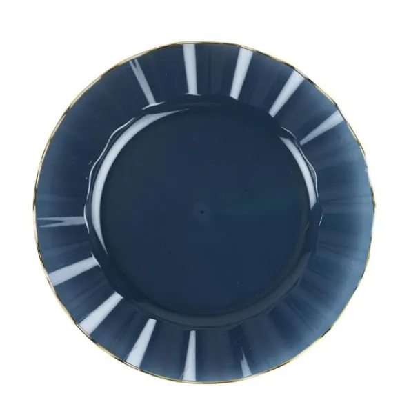 6 assiettes réutilisables en plastique - Diamètre 26 cm - Couleur au choix