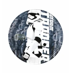 8 Assiettes Stormtrooper STAR WARS VII™ - 19,5 cm