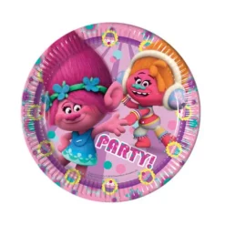 8 Assiettes Trolls