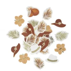Assortiment de 100 Confettis - Collection Tropicool