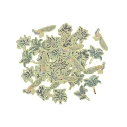 Assortiment de 100 Confettis - Collection Tropical Peacock