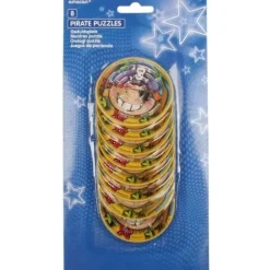 Assortiment de 8 joujoux labyrinthes "Pirates"