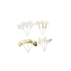 Assortiment de 12 Pics - Collection Baptême Jolis Brins