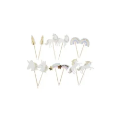 Assortiment de 12 Pics - Collection Licorne Pastel