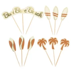 Assortiment de 12 Pics - Collection Beach and Surf Party