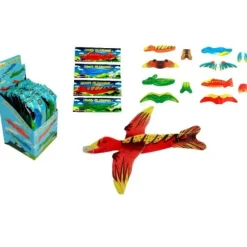 Avion Planeur Dinosaure - 19 cm - Couleur Aléatoire
