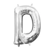 Ballon à air Lettre "D" - Argent