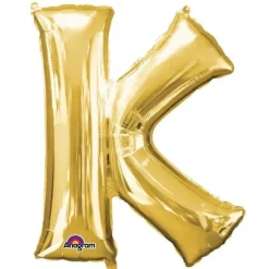 Ballon à air Lettre "K" - Or