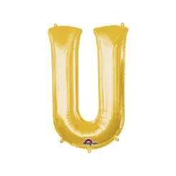 Ballon à air Lettre "U" - Or