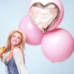 Ballon aluminium Cœur Future Mariée