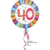 Ballon 40 Ans à Hélium Etoiles Scintillantes