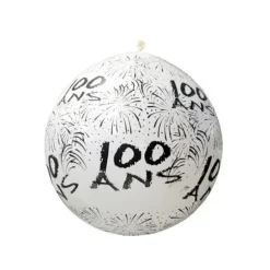 Ballon de Baudruche Géant "100 ans" 1 mètre - Coloris au choix
