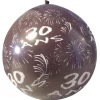 Ballon de Baudruche Géant "30 ans" 1 mètre - Coloris au choix
