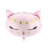 Ballon en aluminium - Chaton - 48 x 39 cm