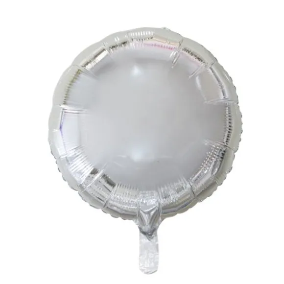 Ballon en aluminium en forme de rond - 45 cm - Couleur au choix