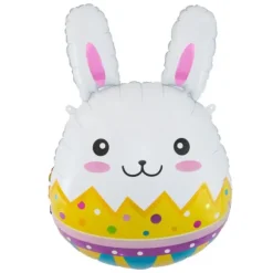 Ballon en aluminium - Lapin de Pâques - 55 cm